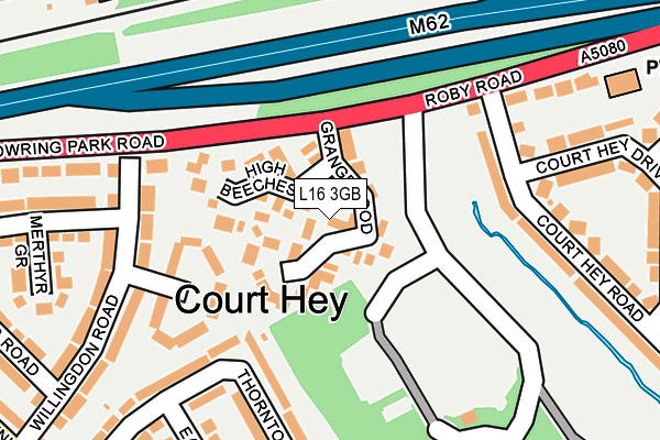 L16 3GB map - OS OpenMap – Local (Ordnance Survey)