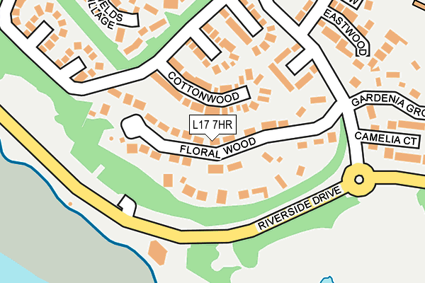 L17 7HR map - OS OpenMap – Local (Ordnance Survey)