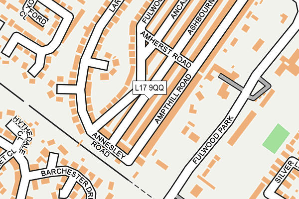 L17 9QQ map - OS OpenMap – Local (Ordnance Survey)