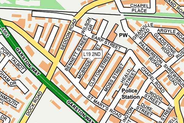 L19 2ND map - OS OpenMap – Local (Ordnance Survey)