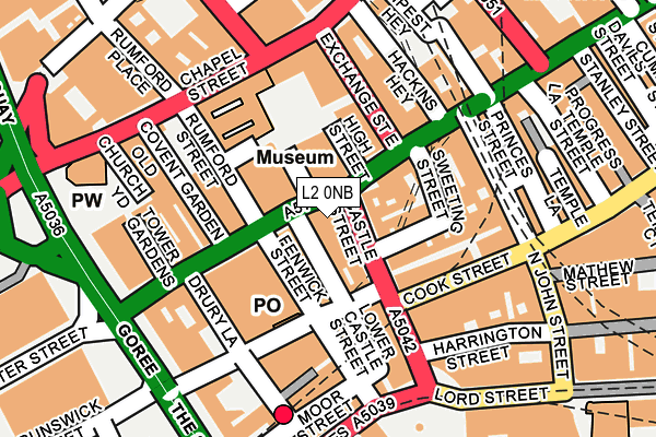 L2 0NB map - OS OpenMap – Local (Ordnance Survey)