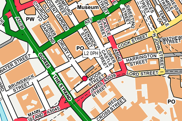 L2 0PH map - OS OpenMap – Local (Ordnance Survey)