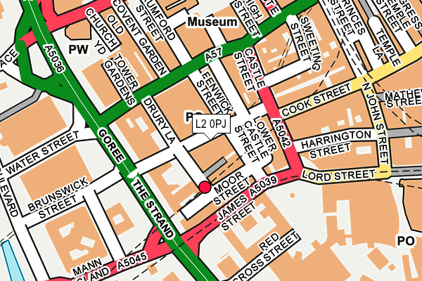 L2 0PJ map - OS OpenMap – Local (Ordnance Survey)