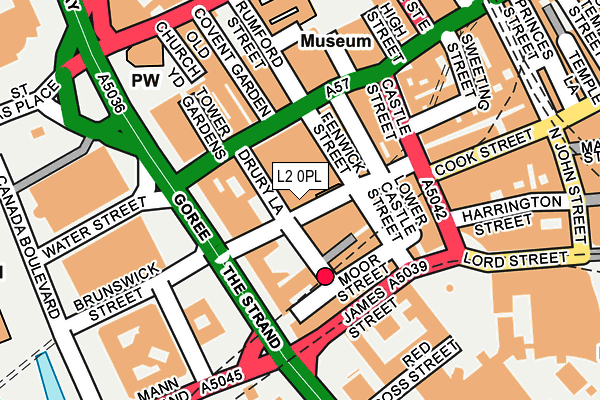 L2 0PL map - OS OpenMap – Local (Ordnance Survey)