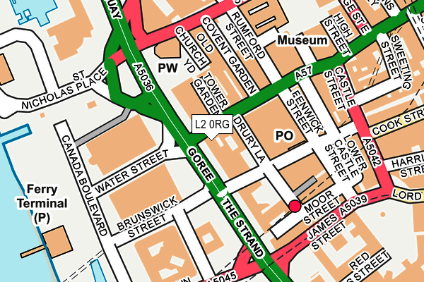 L2 0RG map - OS OpenMap – Local (Ordnance Survey)