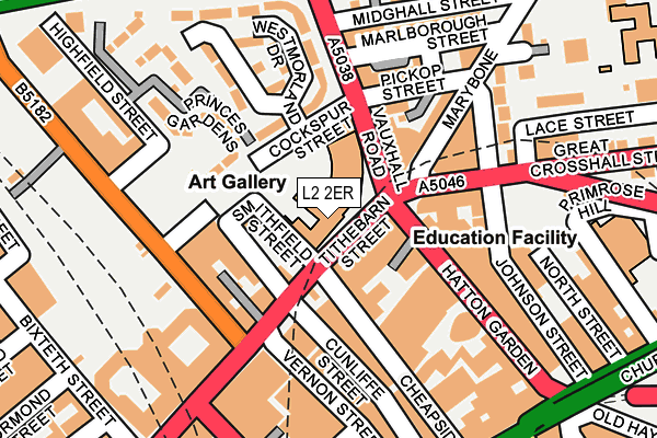 L2 2ER map - OS OpenMap – Local (Ordnance Survey)