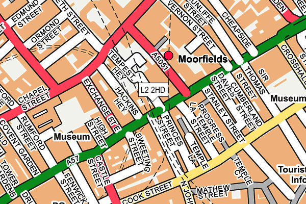 L2 2HD map - OS OpenMap – Local (Ordnance Survey)