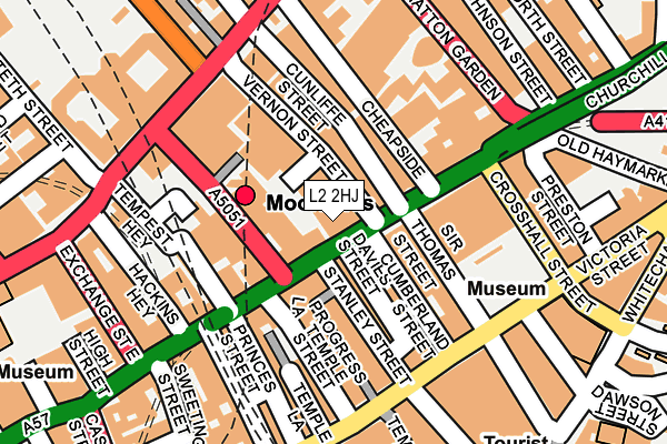 L2 2HJ map - OS OpenMap – Local (Ordnance Survey)