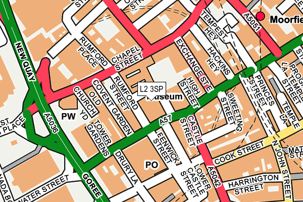 L2 3SP map - OS OpenMap – Local (Ordnance Survey)