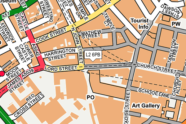 L2 6PB map - OS OpenMap – Local (Ordnance Survey)