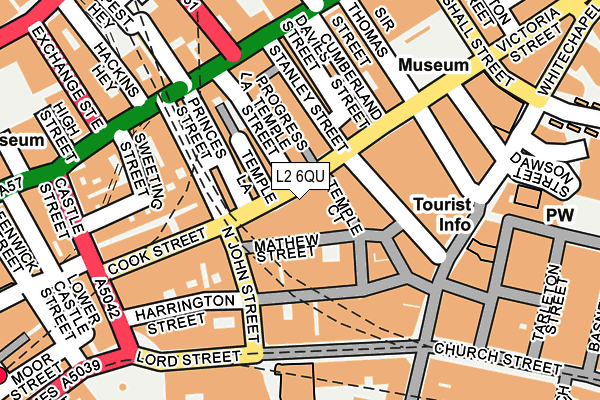 L2 6QU map - OS OpenMap – Local (Ordnance Survey)