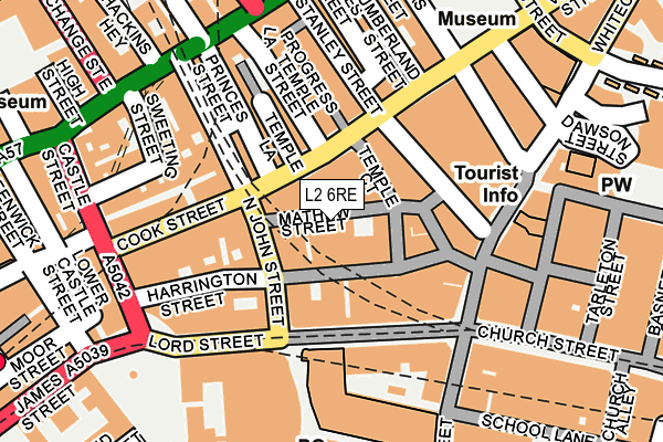 L2 6RE map - OS OpenMap – Local (Ordnance Survey)