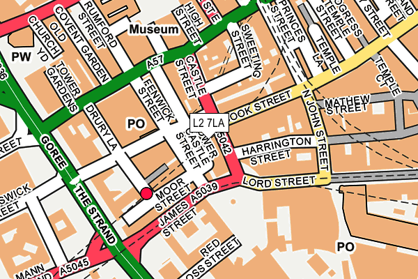 L2 7LA map - OS OpenMap – Local (Ordnance Survey)