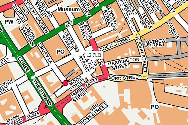 L2 7LQ map - OS OpenMap – Local (Ordnance Survey)