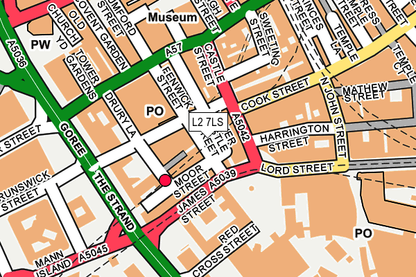 L2 7LS map - OS OpenMap – Local (Ordnance Survey)