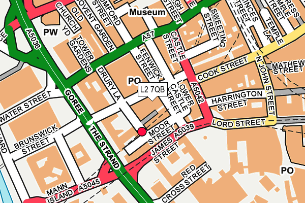 L2 7QB map - OS OpenMap – Local (Ordnance Survey)