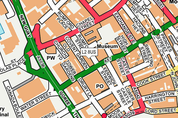 L2 8US map - OS OpenMap – Local (Ordnance Survey)