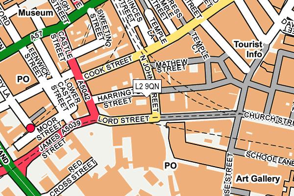 L2 9QN map - OS OpenMap – Local (Ordnance Survey)