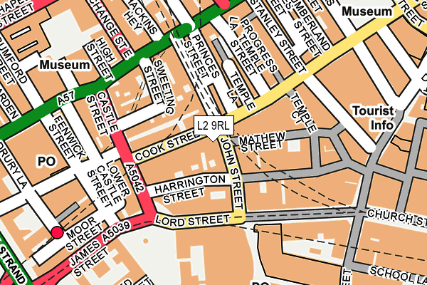 L2 9RL map - OS OpenMap – Local (Ordnance Survey)