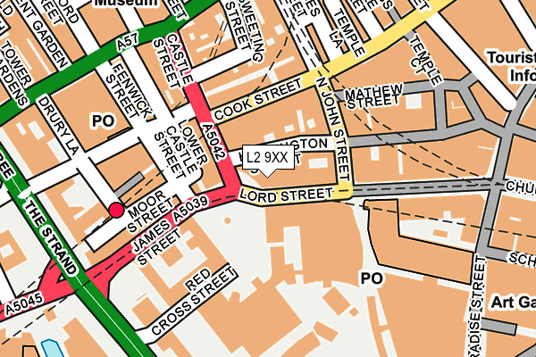 L2 9XX map - OS OpenMap – Local (Ordnance Survey)