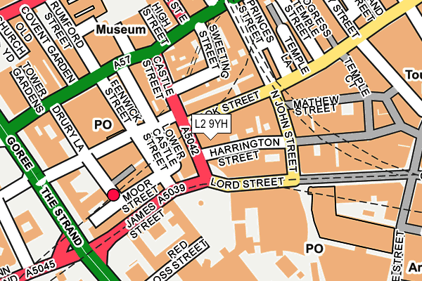 L2 9YH map - OS OpenMap – Local (Ordnance Survey)