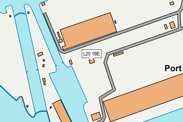 L20 1BE map - OS OpenMap – Local (Ordnance Survey)