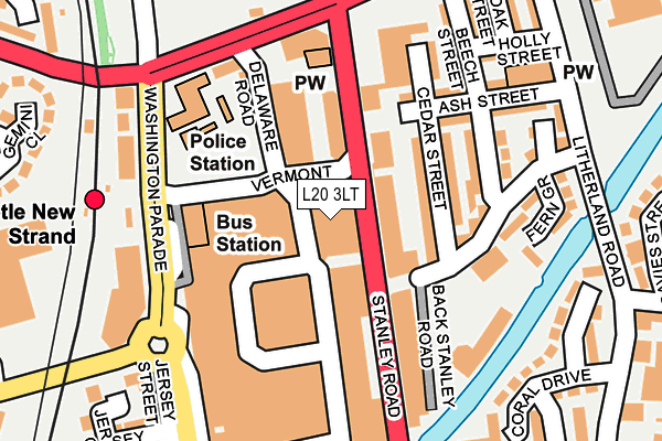 L20 3LT map - OS OpenMap – Local (Ordnance Survey)