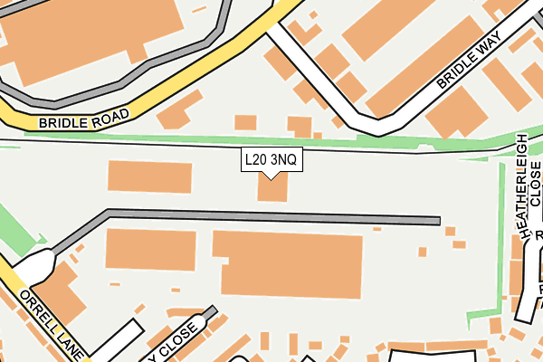 L20 3NQ map - OS OpenMap – Local (Ordnance Survey)