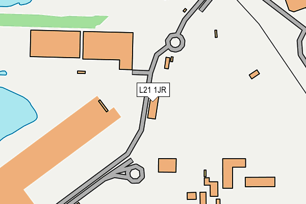 L21 1JR map - OS OpenMap – Local (Ordnance Survey)