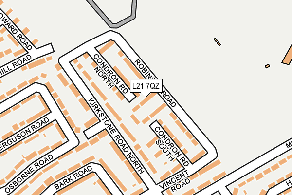 L21 7QZ map - OS OpenMap – Local (Ordnance Survey)