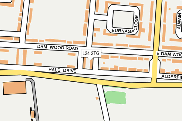L24 2TG map - OS OpenMap – Local (Ordnance Survey)