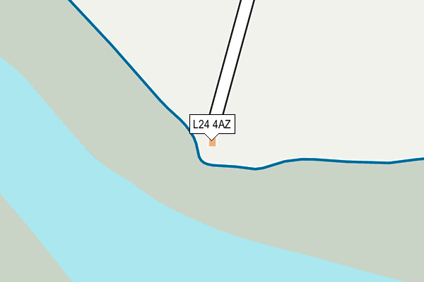 L24 4AZ map - OS OpenMap – Local (Ordnance Survey)