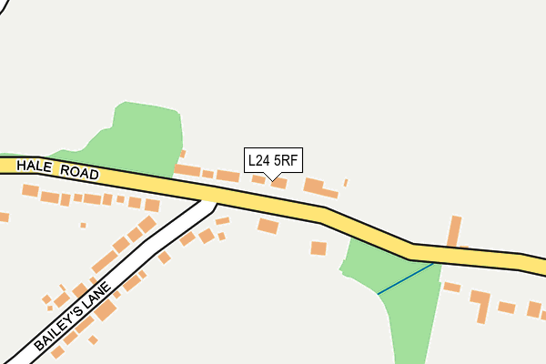 L24 5RF map - OS OpenMap – Local (Ordnance Survey)