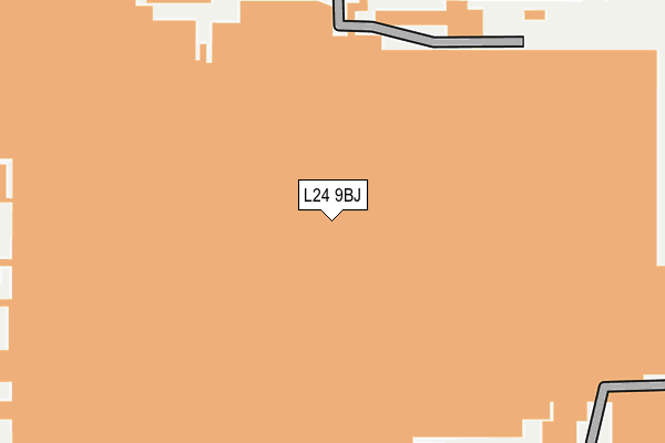 L24 9BJ map - OS OpenMap – Local (Ordnance Survey)