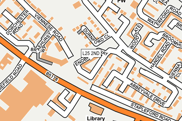 L25 2ND map - OS OpenMap – Local (Ordnance Survey)