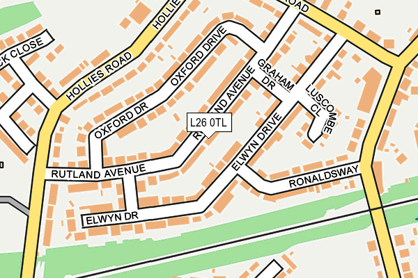 L26 0TL map - OS OpenMap – Local (Ordnance Survey)