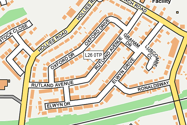 L26 0TP map - OS OpenMap – Local (Ordnance Survey)