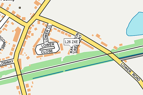 L26 2XE map - OS OpenMap – Local (Ordnance Survey)