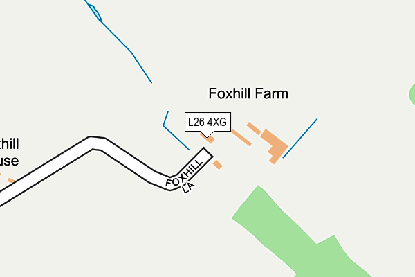 L26 4XG map - OS OpenMap – Local (Ordnance Survey)