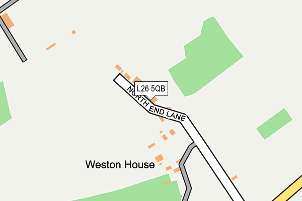 L26 5QB map - OS OpenMap – Local (Ordnance Survey)