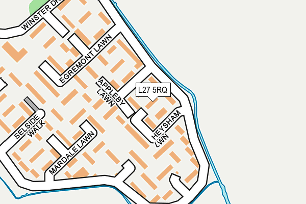 L27 5RQ map - OS OpenMap – Local (Ordnance Survey)