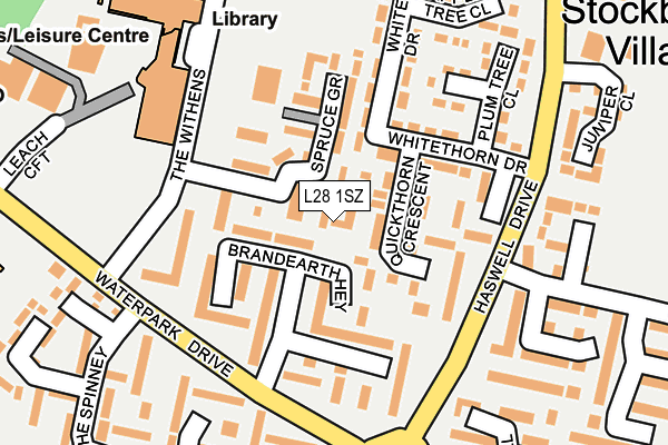 L28 1SZ map - OS OpenMap – Local (Ordnance Survey)