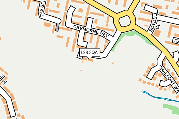 L28 3QA map - OS OpenMap – Local (Ordnance Survey)