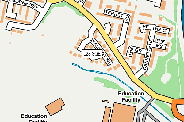 L28 3QE map - OS OpenMap – Local (Ordnance Survey)