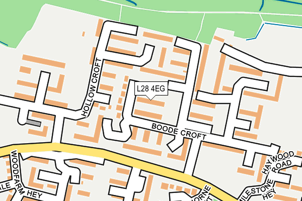 L28 4EG map - OS OpenMap – Local (Ordnance Survey)