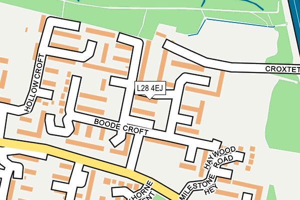 L28 4EJ map - OS OpenMap – Local (Ordnance Survey)