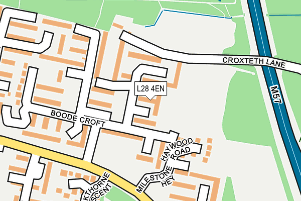 L28 4EN map - OS OpenMap – Local (Ordnance Survey)
