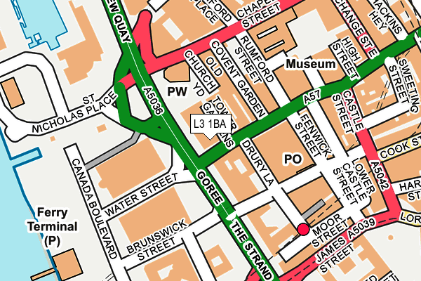 L3 1BA map - OS OpenMap – Local (Ordnance Survey)