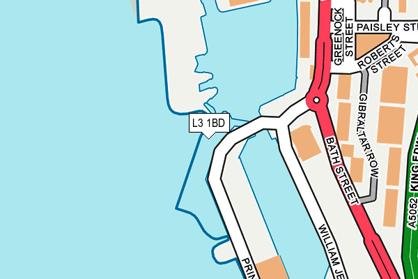 L3 1BD map - OS OpenMap – Local (Ordnance Survey)