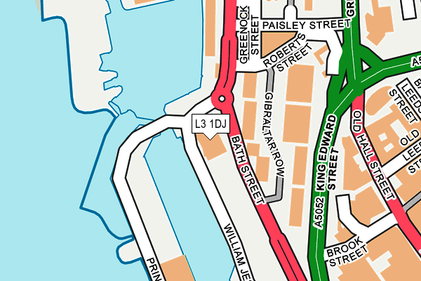 L3 1DJ map - OS OpenMap – Local (Ordnance Survey)